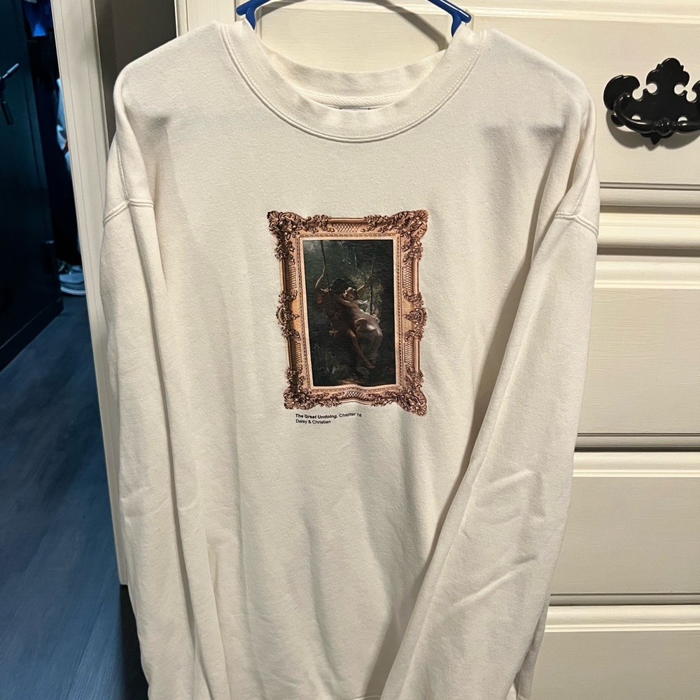 Cream Graphic Sweatshirt